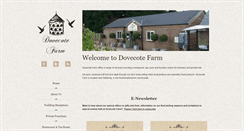 Desktop Screenshot of dovecotefarm.co.uk